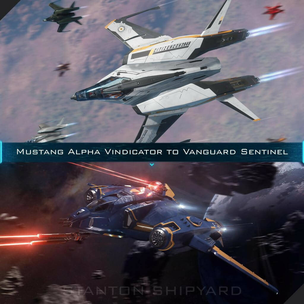 Upgrade - Mustang Alpha Vindicator to Vanguard Sentinel