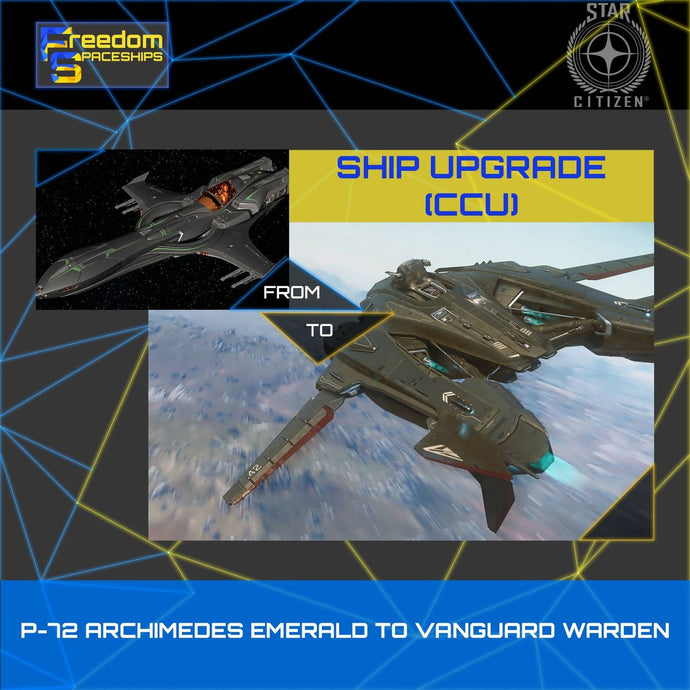 Upgrade - P-72 Archimedes Emerald to Vanguard Warden