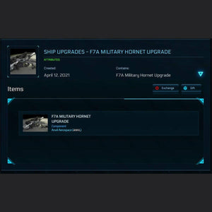 F7A Hornet- Military upgrade | Space Foundry Marketplace.