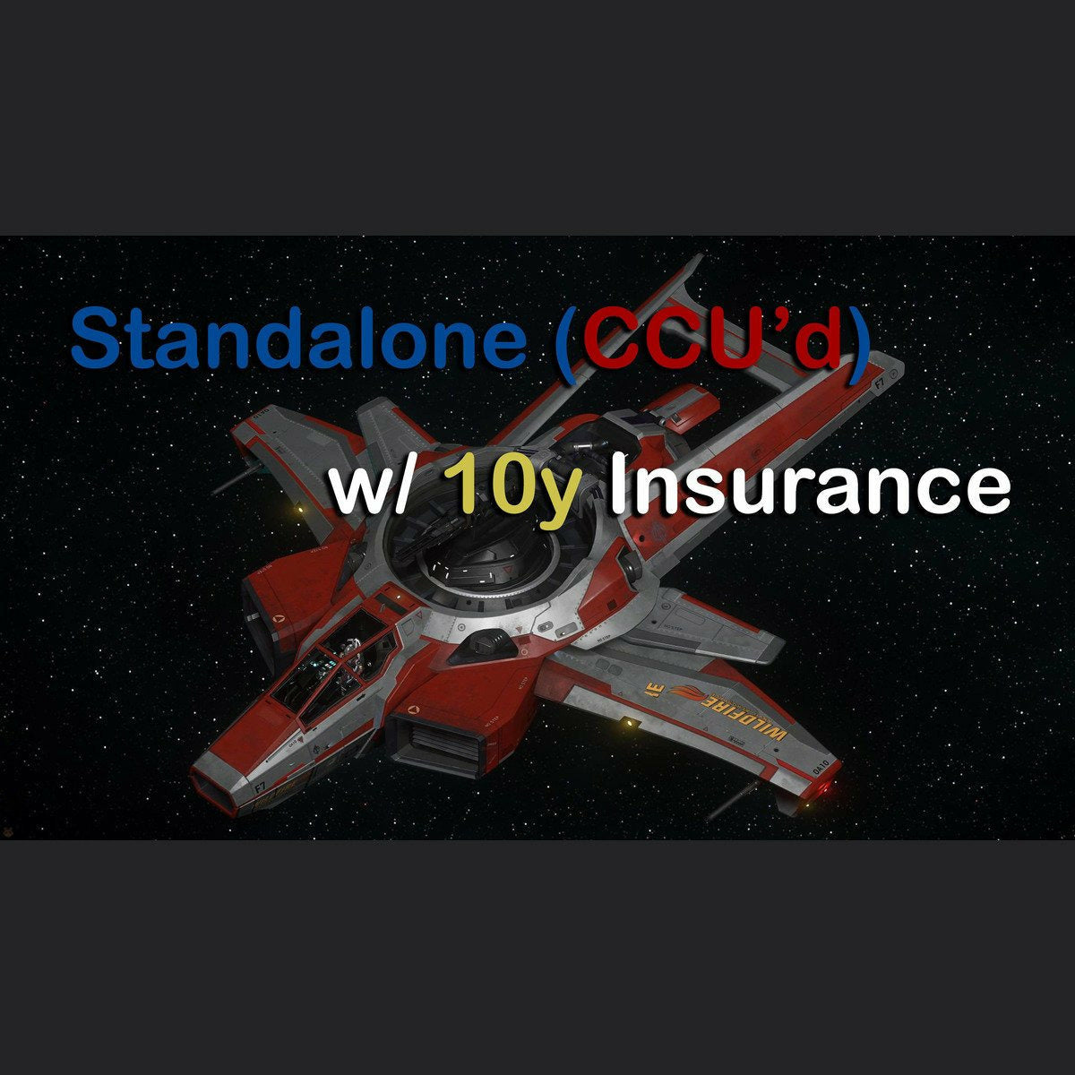 F7C Hornet Wildfire - 10y Insurance | Space Foundry Marketplace.