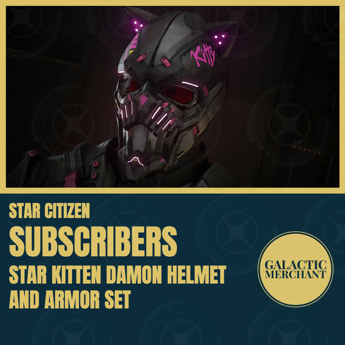 SUBSCRIBERS - Star Kitten Damon Helmet and Armor Set