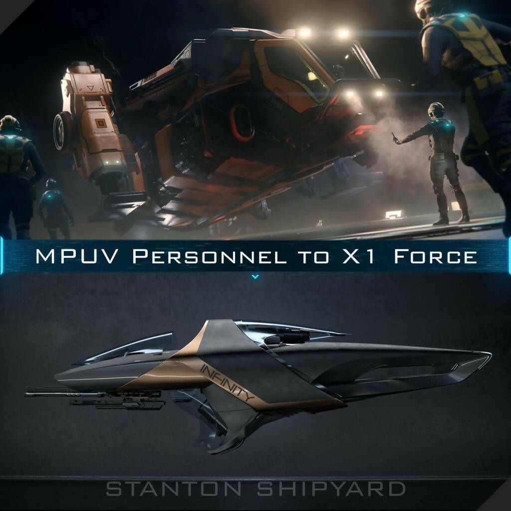 Upgrade - MPUV Personnel to X1 Force