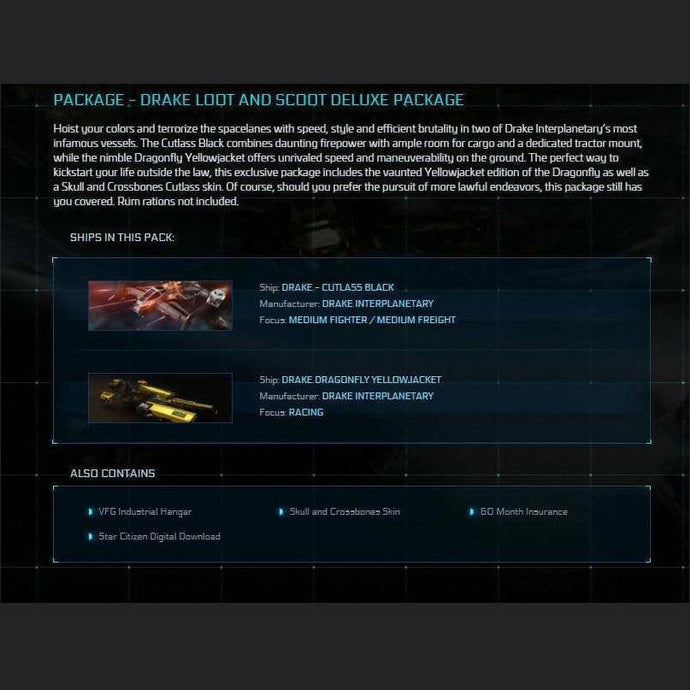 DRAKE LOOT AND SCOOT DELUXE PACKAGE | Space Foundry Marketplace.