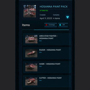Hosanna Paint Pack - subscriber exclusive