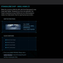Load image into Gallery viewer, LTI Original Concept Hawk stand-alone ship