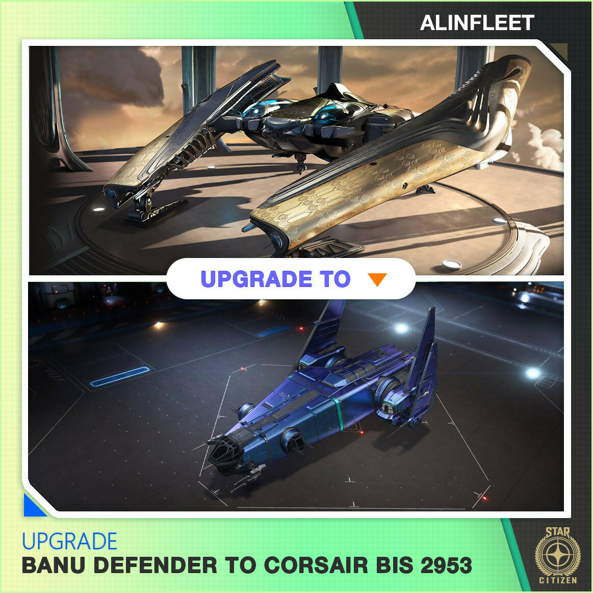 Upgrade - Banu Defender to Corsair BIS 2953