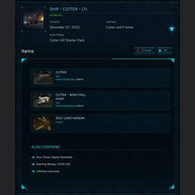 Load image into Gallery viewer, Game Package - Cutter - OC LTI + Wind Chill Paint