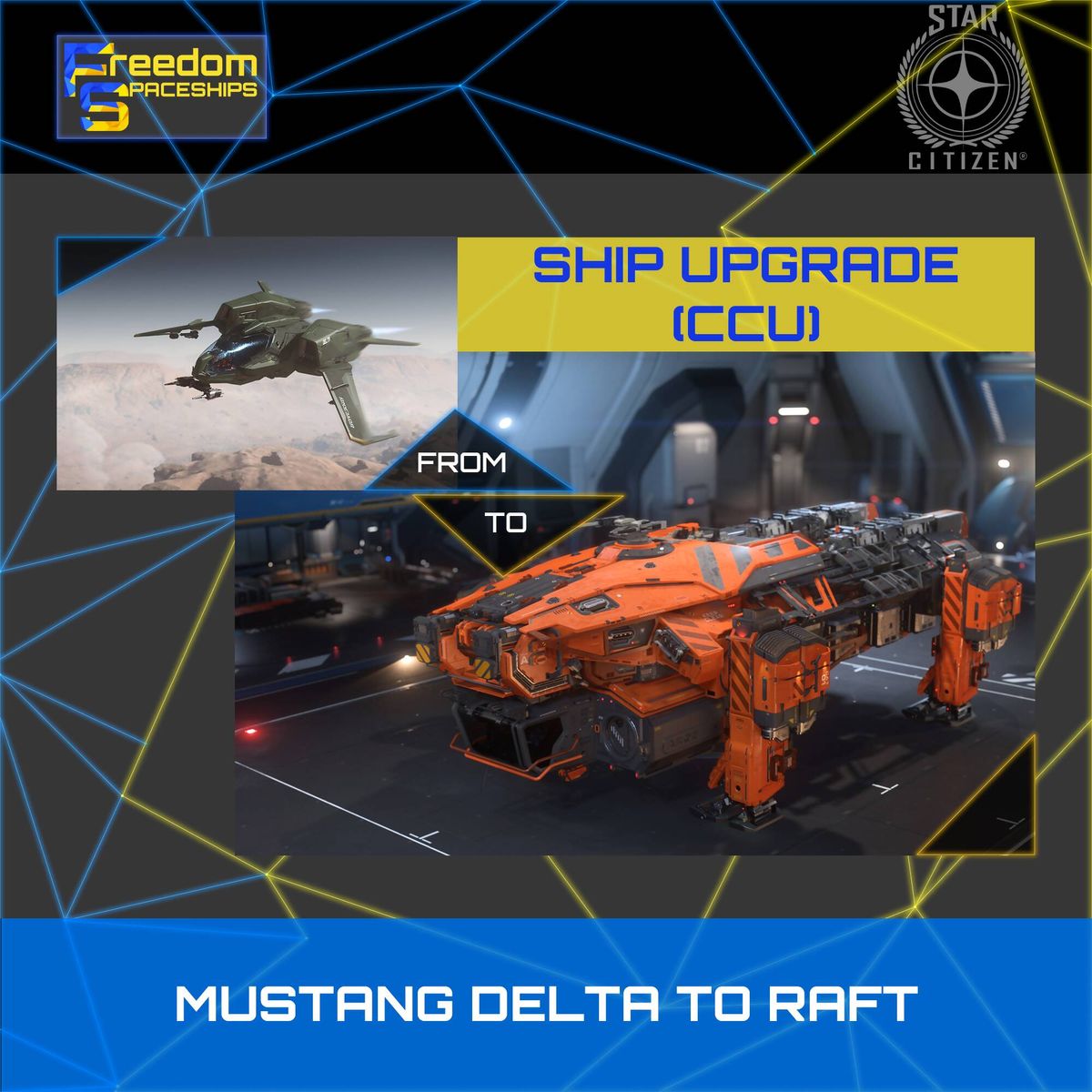 Upgrade - Mustang Delta to Raft