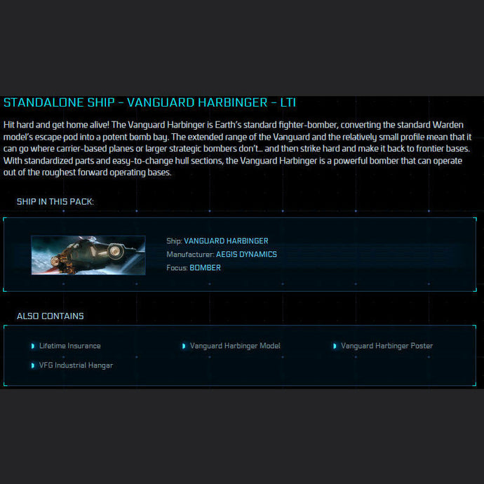 Vanguard Harbinger Original Consept LTI