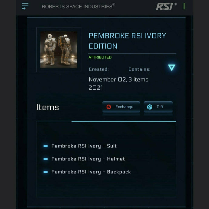 PEMBROKE RSI IVORY EDITION | Space Foundry Marketplace.