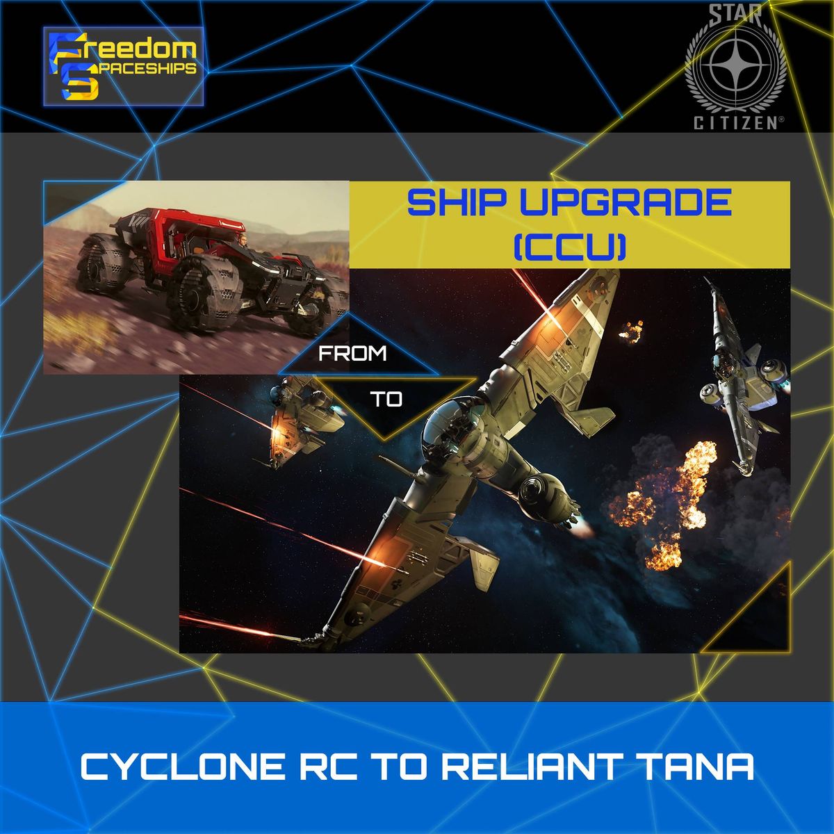 Upgrade - Cyclone RC to Reliant Tana