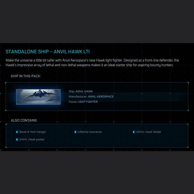 Hawklite Space-Foundry.com: Hawk - LTI - Original Concept