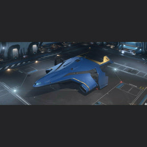 Hercules Starlifter - Invictus Blue and Gold Paint | Space Foundry Marketplace.