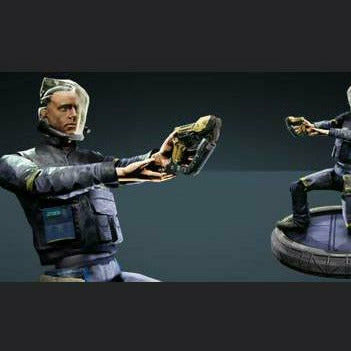 Takuetsu Armin Trask Replica Figure - Imperator | Space Foundry Marketplace.