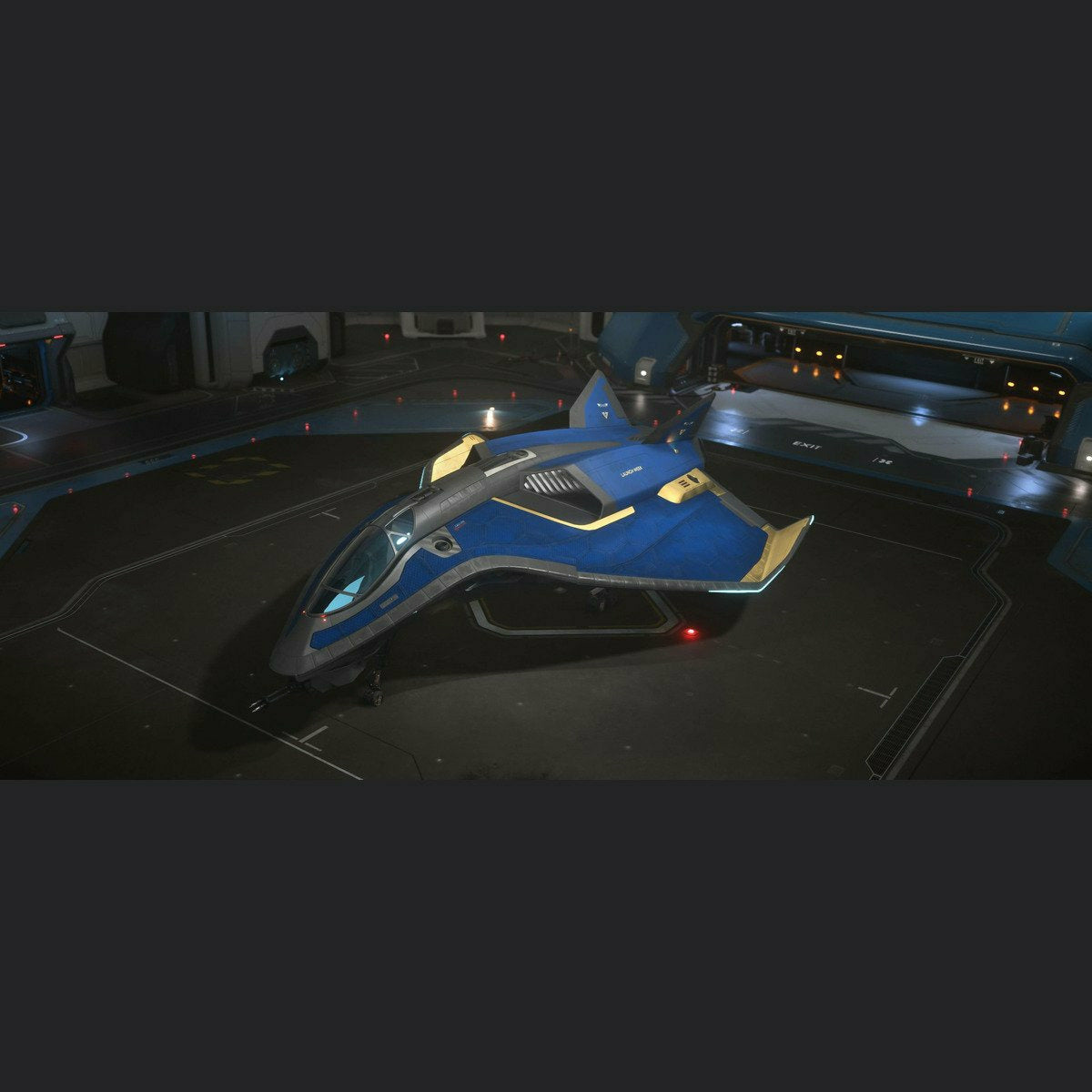 Avenger - Invictus Blue and Gold Paint | Space Foundry Marketplace.