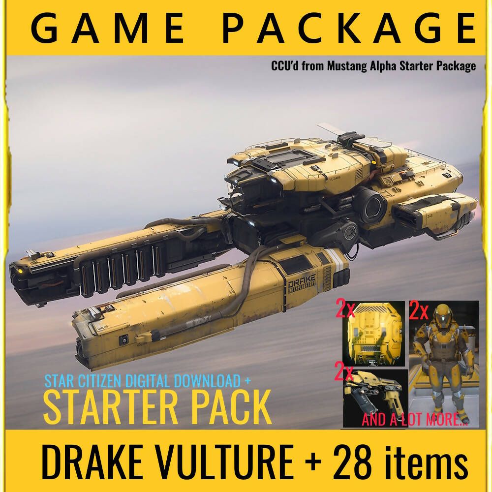 Game Package - SALVAGE | Star Citizen + Drake Vulture & gear |