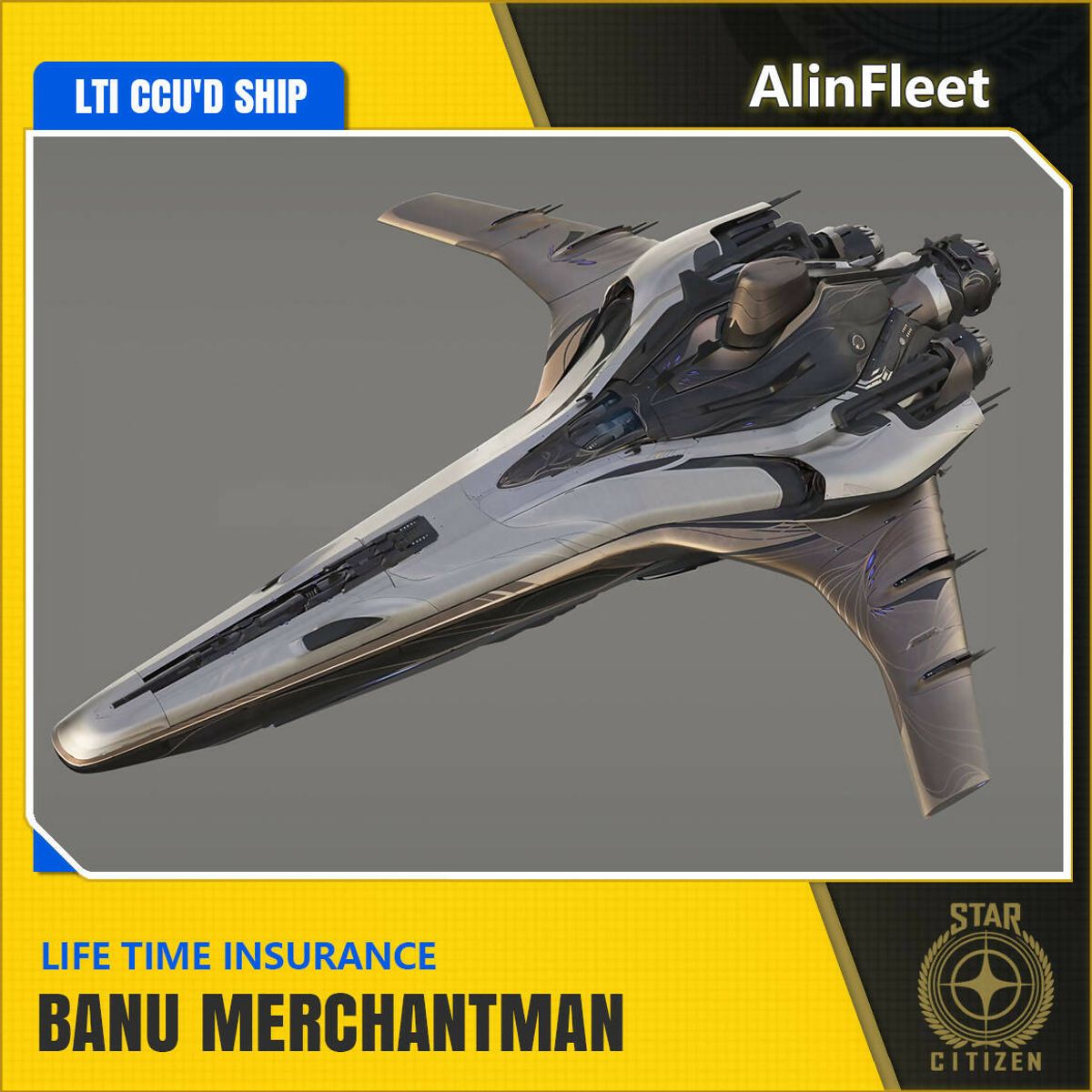 Space-Foundry.com: Banu Merchantman - LTI Insurance - CCU'd Ship