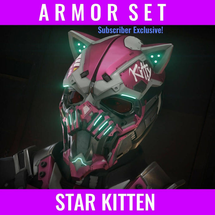 Armor Set - Star Kitten (Pink)