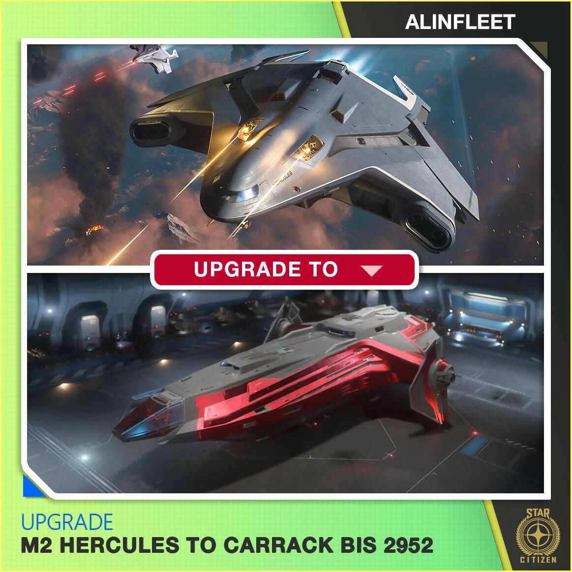 Space-Foundry.com: Upgrade - M2 Hercules To Carrack Bis 2952