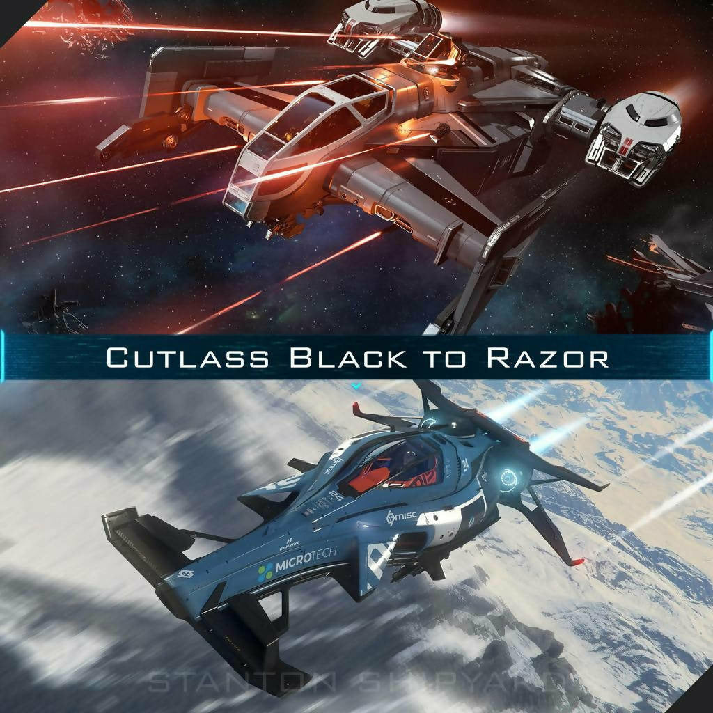 Upgrade - Cutlass Black to Razor