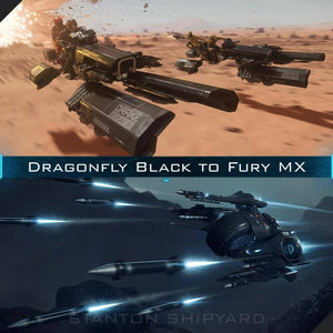 Upgrade - Dragonfly Black to Fury MX