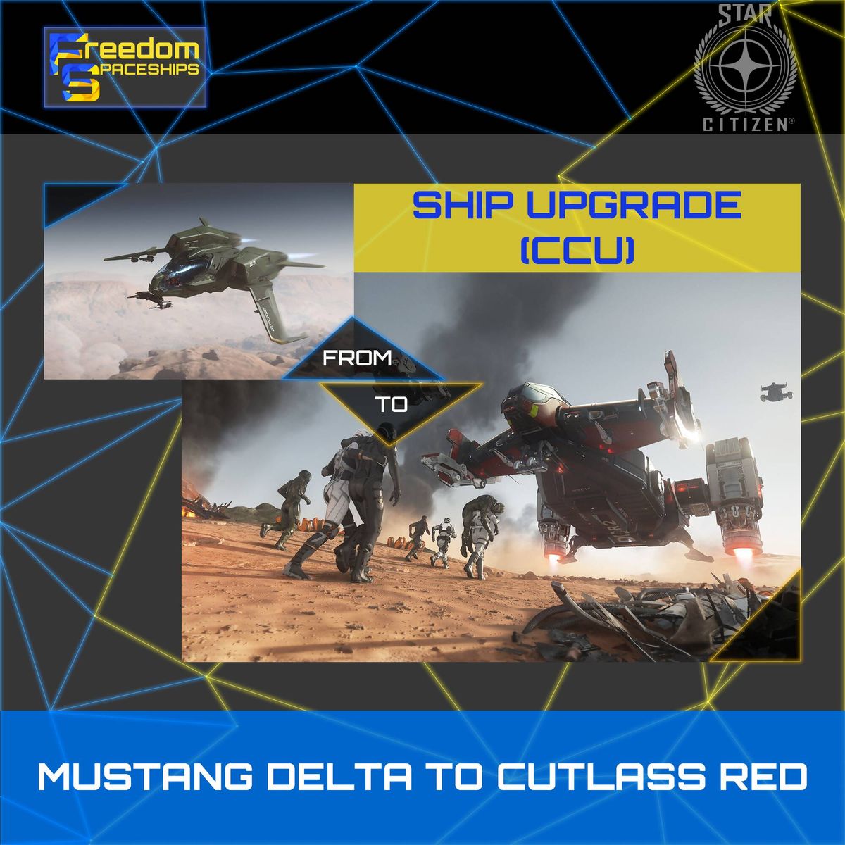 Upgrade - Mustang Delta to Cutlass Red