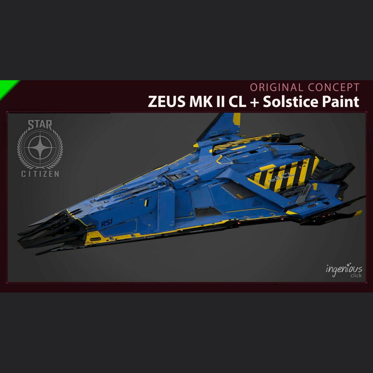 ZEUS MK II CL with Solstice Paint - Original Concept