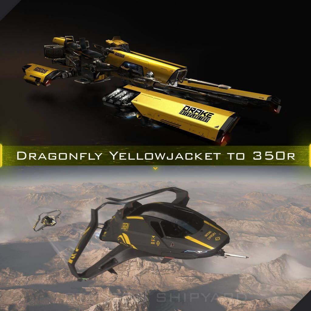 Upgrade - Dragonfly Yellowjacket to 350r + 12 Months Ins