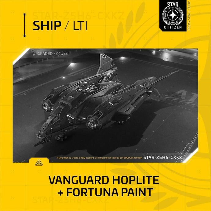 Vanguard Hoplite + Fortuna Paint - LTI - (Lifetime Insurance) - CCU'd