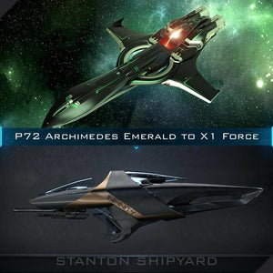 Upgrade - P-72 Archimedes Emerald to X1 Force