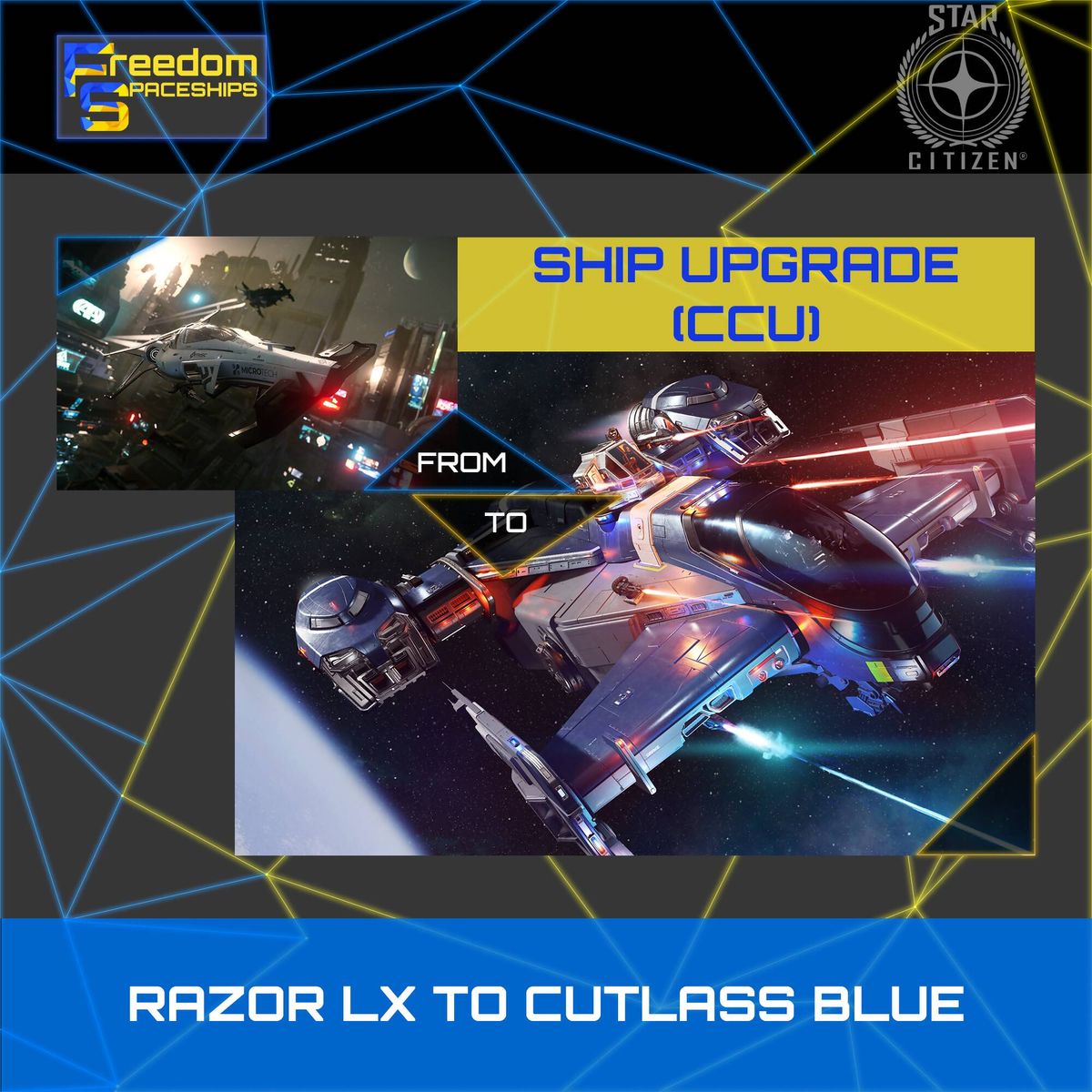 Upgrade - Razor LX to Cutlass Blue