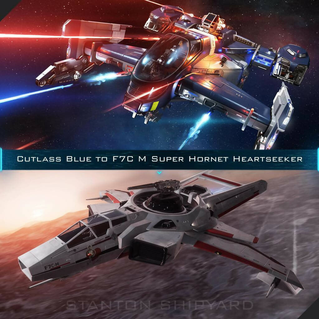 Upgrade - Cutlass Blue to F7C-M Super Hornet Heartseeker
