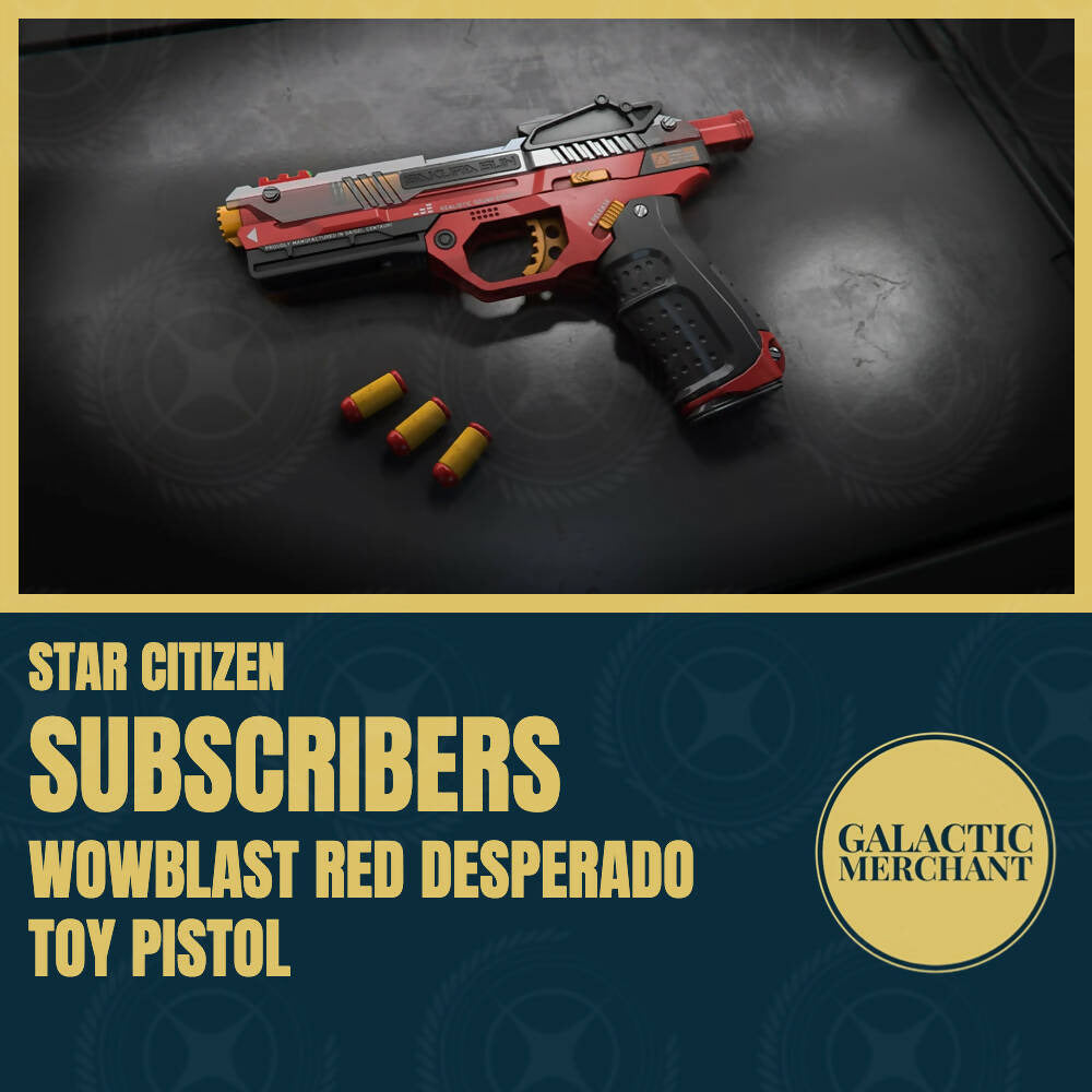SUBSCRIBERS - Wowblast Red Desperado Toy Pistol