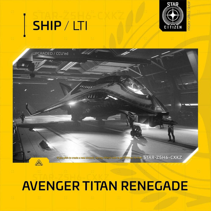 Aegis Avenger Titan Renegade - LTI - (Lifetime Insurance) - CCU'd