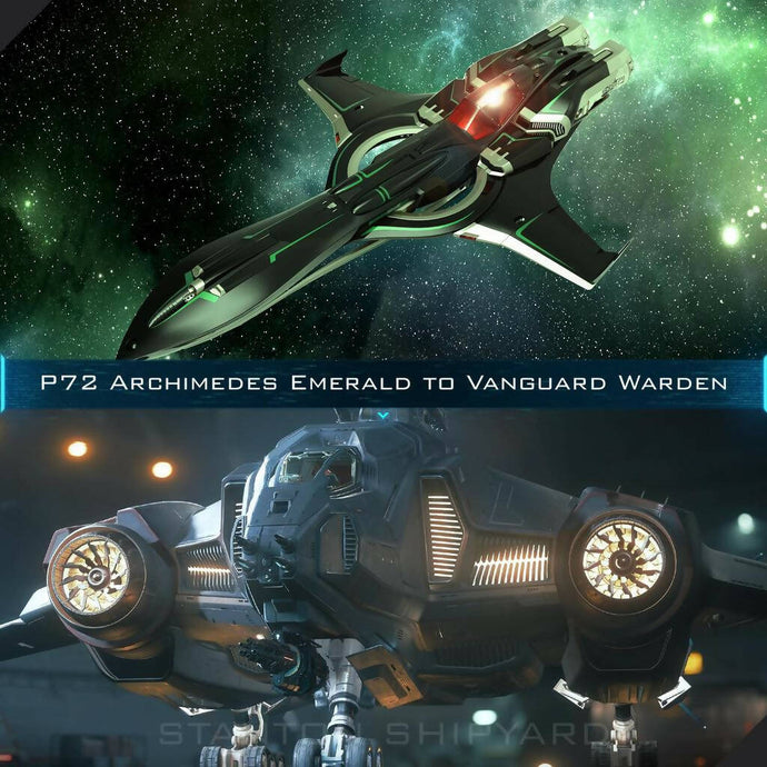 Upgrade - P-72 Archimedes Emerald to Vanguard Warden