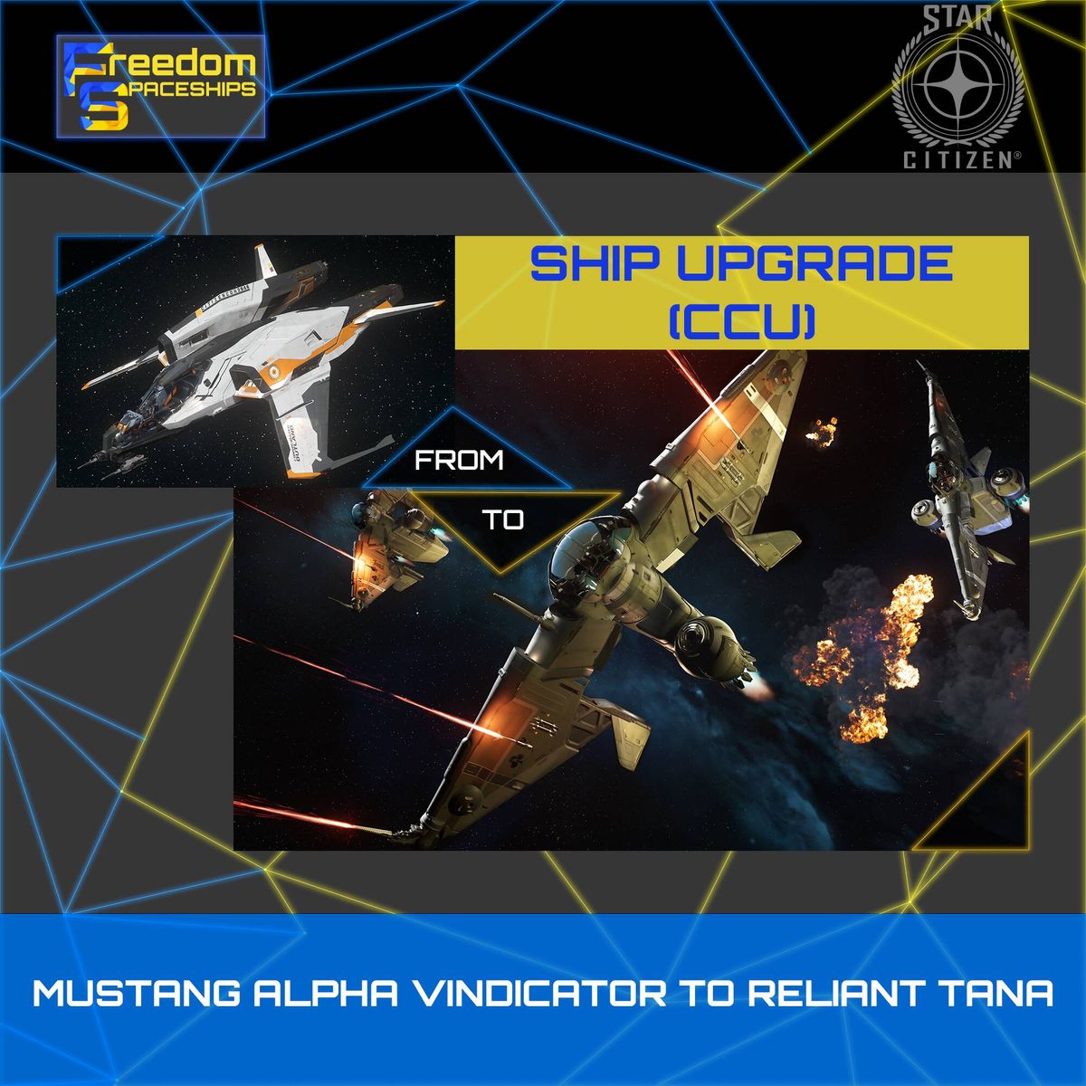 Space-Foundry.com: Upgrade - Mustang Alpha Vindicator to Reliant Tana