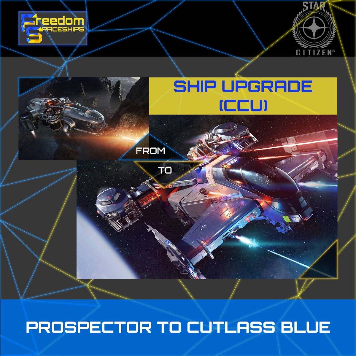 Space-Foundry.com: Upgrade - Prospector to Cutlass Blue