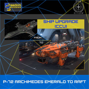 Upgrade - P-72 Archimedes Emerald to Raft