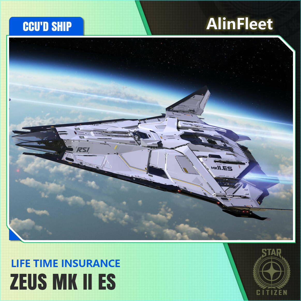 Zeus MK II ES - LTI Insurance - CCU'd Ship
