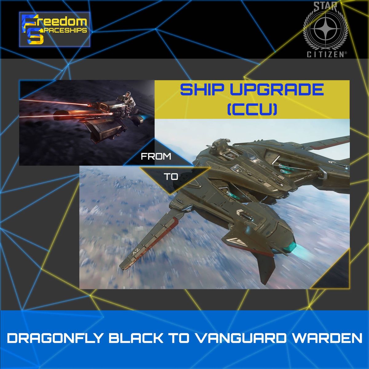 Upgrade - Dragonfly Black to Vanguard Warden