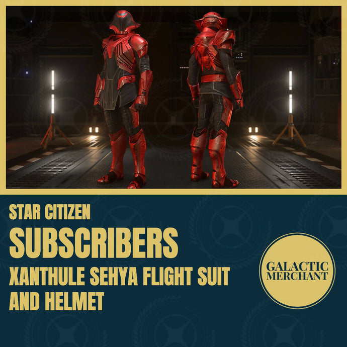 SUBSCRIBERS - Xanthule Sehya Flight Suit and Helmet