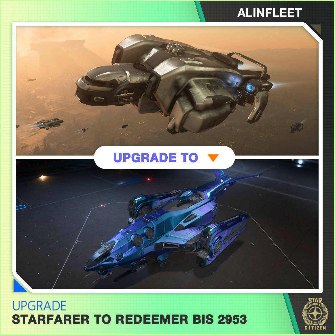 Upgrade - Starfarer To Redeemer BIS 2953