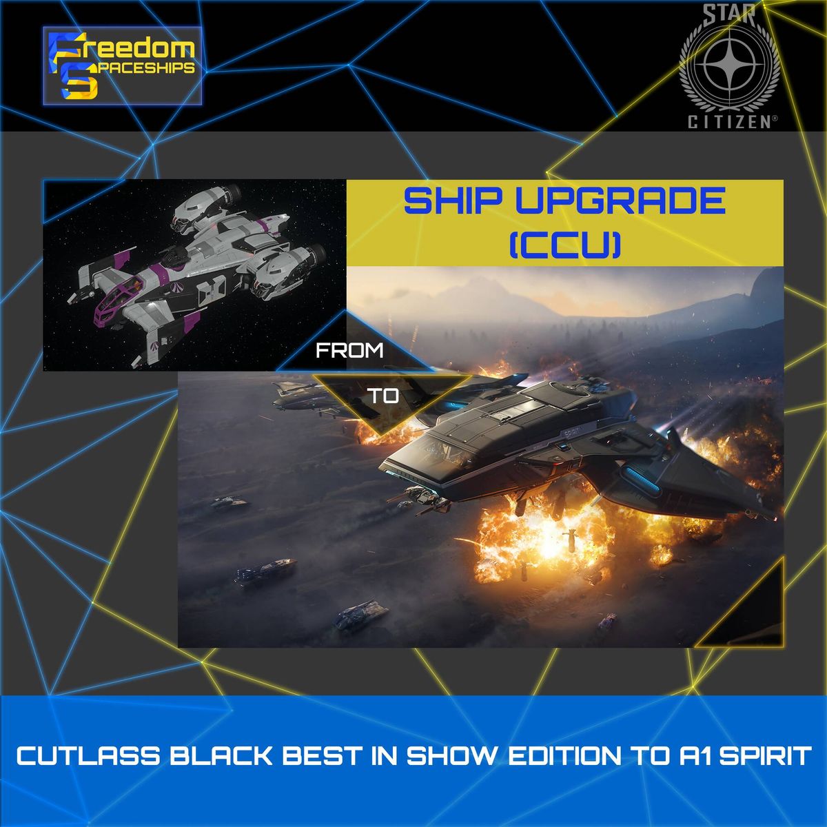 Upgrade - Cutlass Black Best In Show Edition to A1 Spirit