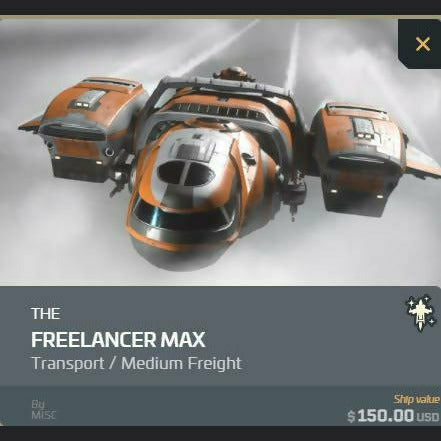 Freelancer Max with Auspicious Red skin | Space Foundry Marketplace.