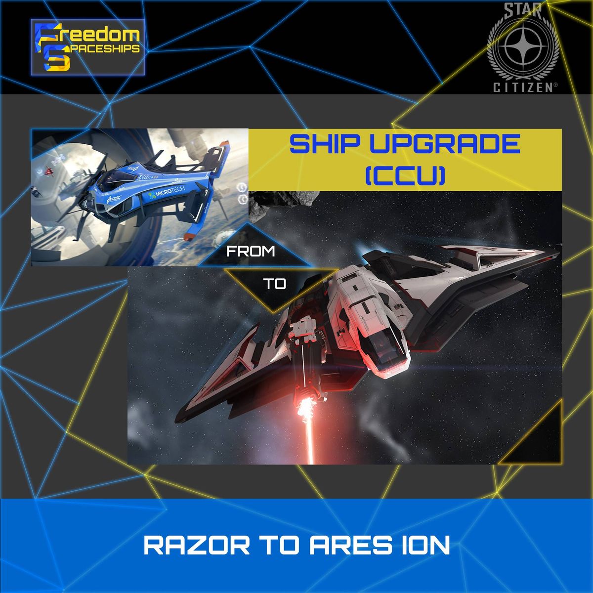 Upgrade - Razor to Ares Ion