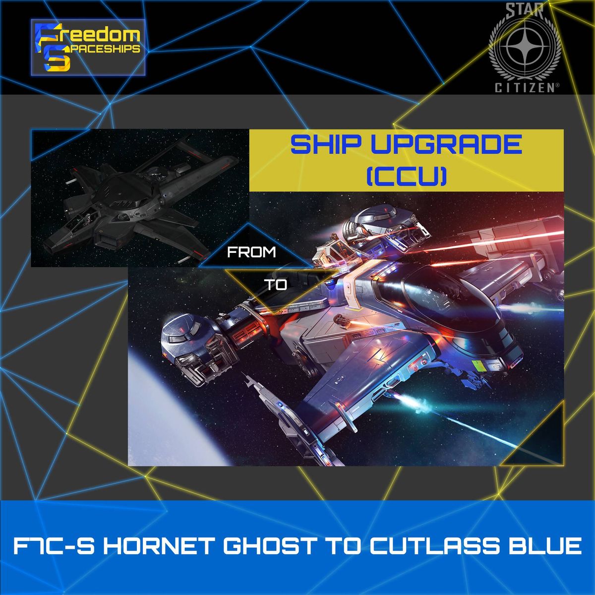 Upgrade - F7C-S Hornet Ghost to Cutlass Blue