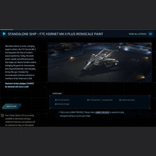 Load image into Gallery viewer, F7C Hornet Mk II plus Ironscale Paint - Original Concept LTI