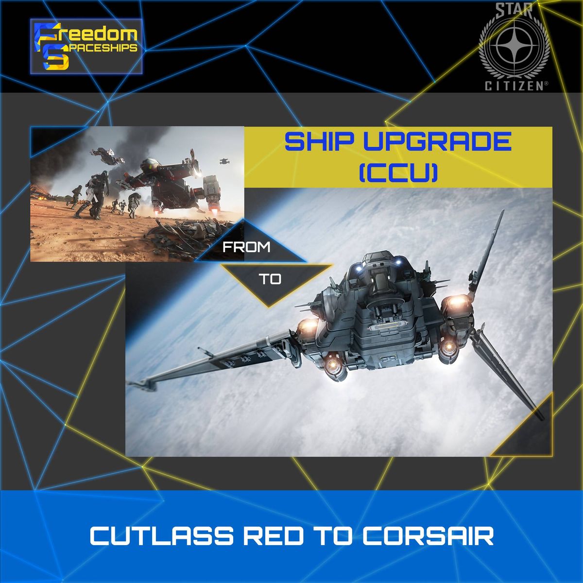 Upgrade - Cutlass Red to Corsair