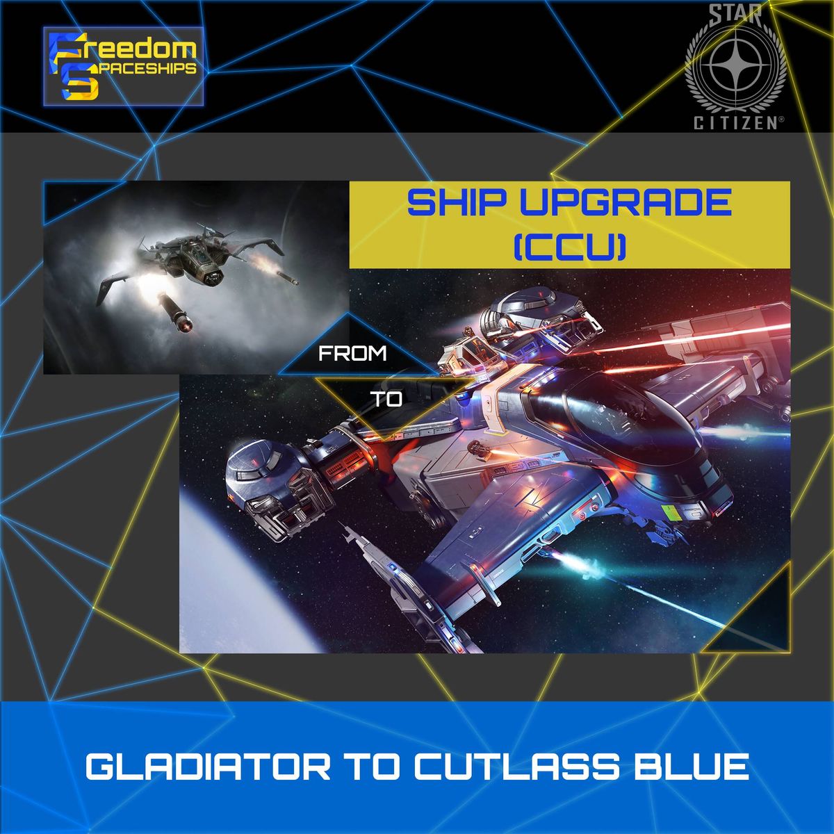 Upgrade - Gladiator to Cutlass Blue