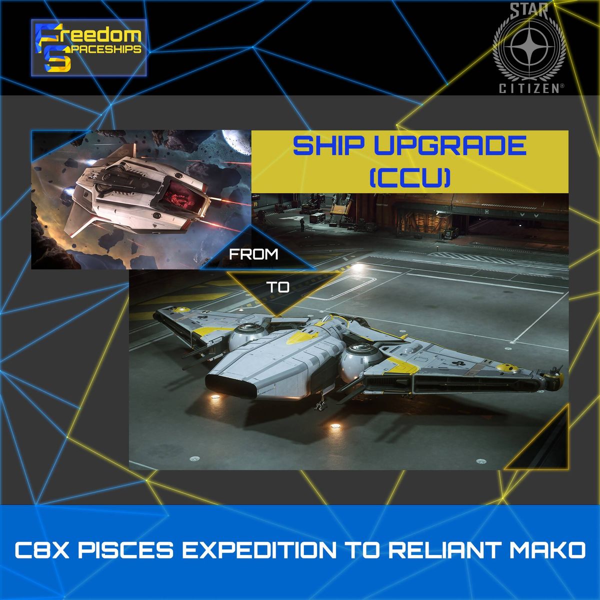 Upgrade - C8X Pisces Expedition to Reliant Mako